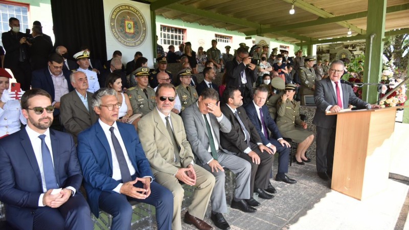 "Quero agradecer aos brigadianos e às brigadianas pela proteção que dão à sociedade gaúcha diuturnamente”, disse Ranolfo